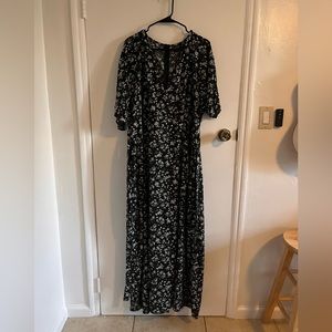 Nastygal Maxi Floral Dress